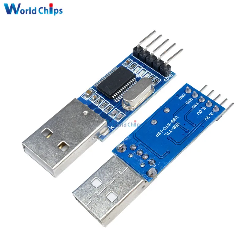 Модуль PL2303 USB в RS232 TTL PL2303HX скачать Линейный модуль на STC микроконтроллер