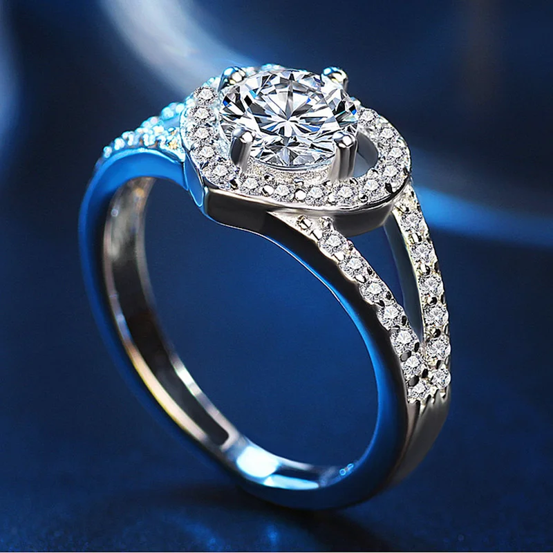 2017 роскошное высококачественное свадебное кольцо в каратах для помолвки женское