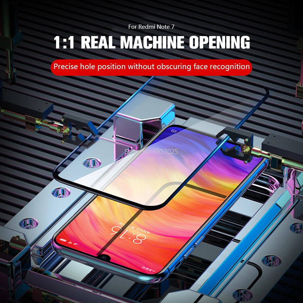 9D Премиум Закаленное стекло для Xiaomi Redmi Note 7 6 5 Pro защита экрана Полный Чехол 6A Plus