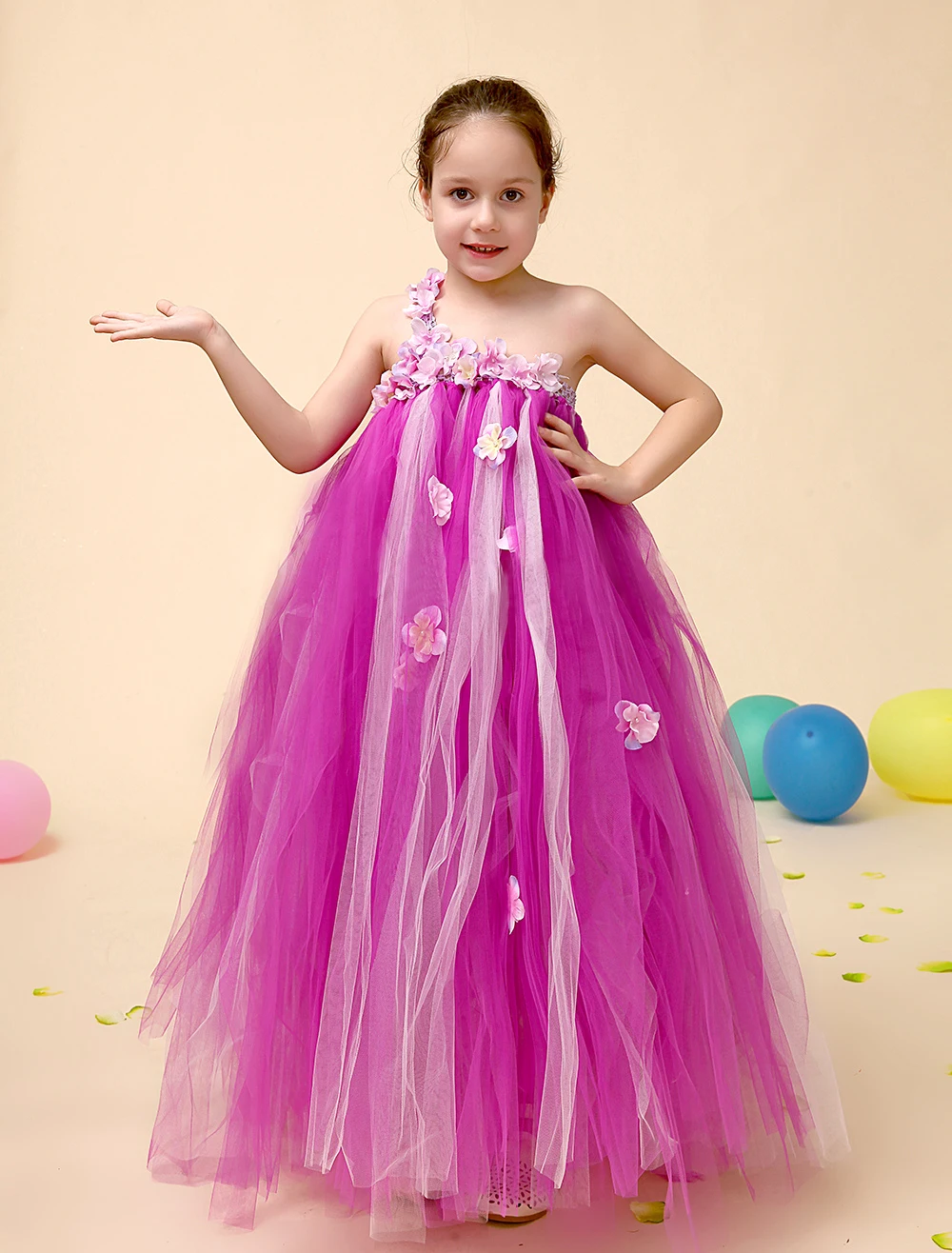 Toddler kids baby girl off shoulder dress princess pageant | Детская одежда и обувь