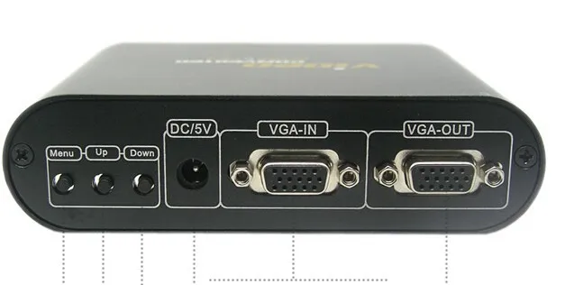 Высококачественный конвертер vga /Ypbpr компонент к для PS2/PS3/wii dvd плеер с адаптером