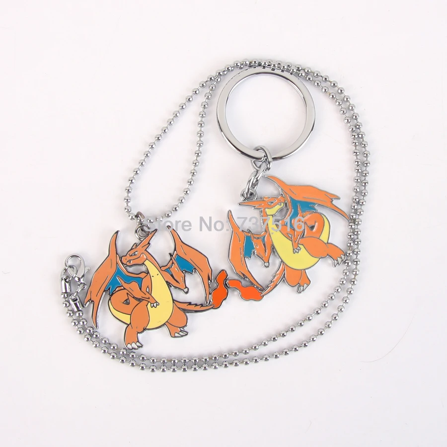 Новые летающие Монстры Огненный Дракон Charizard металлическая анимационная