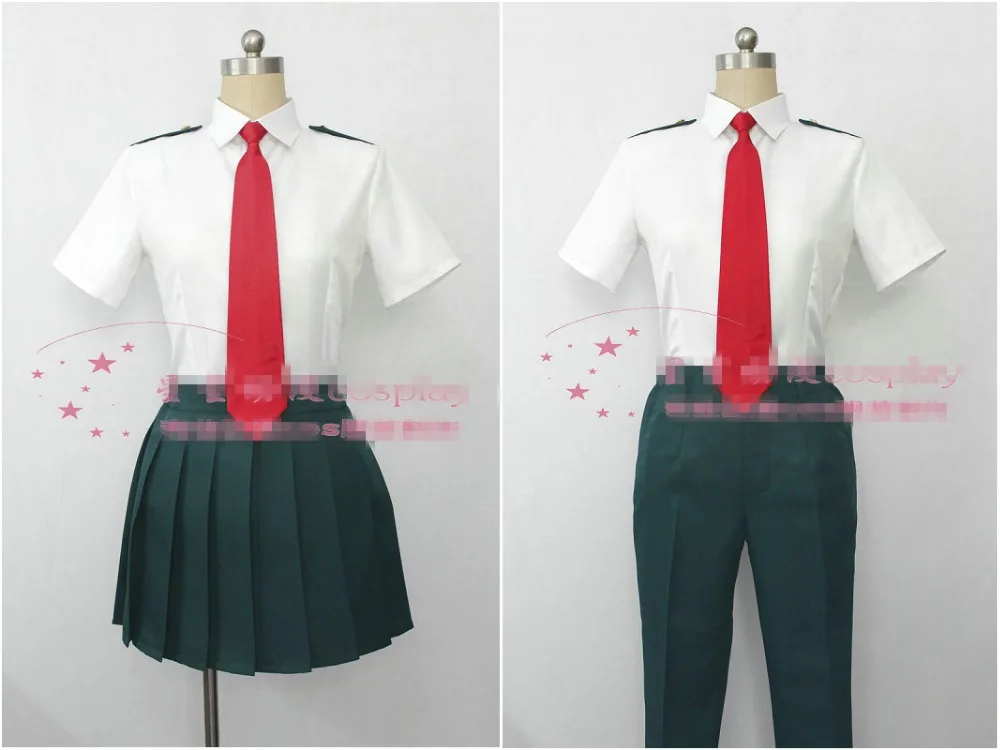 

Boku no Hero Academia Cosplay deku uraraka shoto summer school uniform cosplay costume