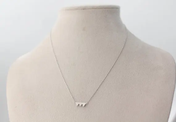 Новейший список ювелирных изделий колье в виде шеврона Tirade ожерелье треугольное