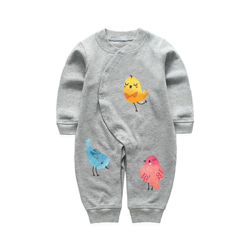 Cartoon Little Bird Ironing On Patches Sticker Heat Transfers Press Stickers for Families Patch DIY Appliques Parent childs | Дом и сад