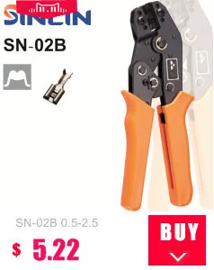 LAS-005 Multi function Crimp Of Energy Saving Crimping Pliers Two sets of dies at both side for using and storing easily crimper