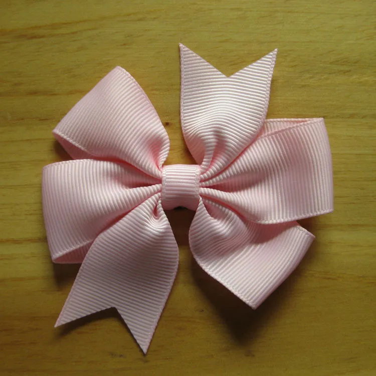 Заколка для волос с бантом из атласной ленты 40 шт.|bow hair baby|clip for babyclips |