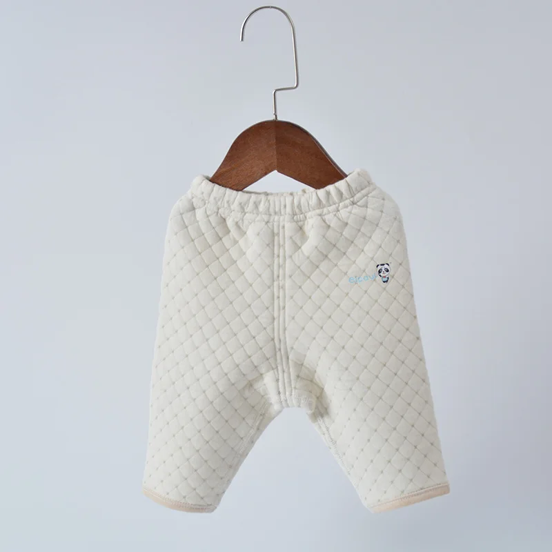 100% cotton winter infant clothing Long sleeve Quilted Keep warm Underwear set newborn baby girl clothes boy | Детская одежда и