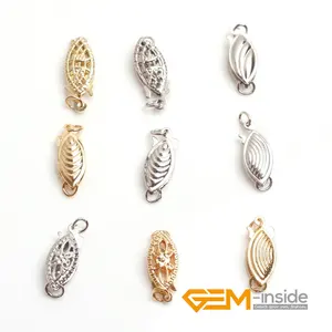 Изысканная жемчужная застежка в виде рыбы с золотым наполнителем 14 к, 5 мм x 13 мм, сделай сам, ожерелье, браслет, ювелирные изделия, застежки, аксессуары, фурнитура, 1 шт.