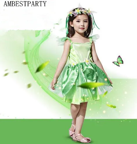 Хит 2017 костюмы на Хэллоуин для девочек костюм феи леса сказочный садовый