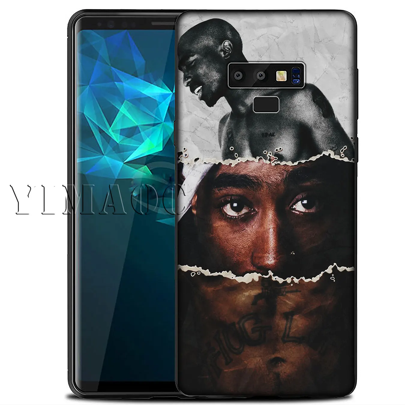Мягкий силиконовый чехол YIMAOC 2pac tupac Crown 2 pac Rap для Samsung Galaxy A6 A9 A8 A7 2018 A3 A5 2016 2017 Note 9 8 10