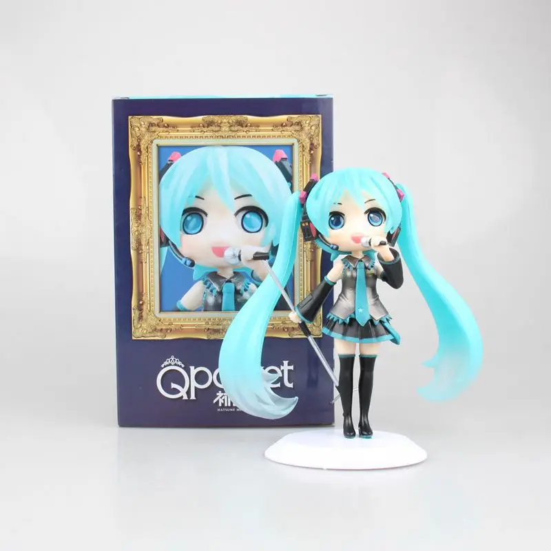 Qposket большие глаза Hatsune Снежная Сакура Мику милые коллекционные фигурки модель