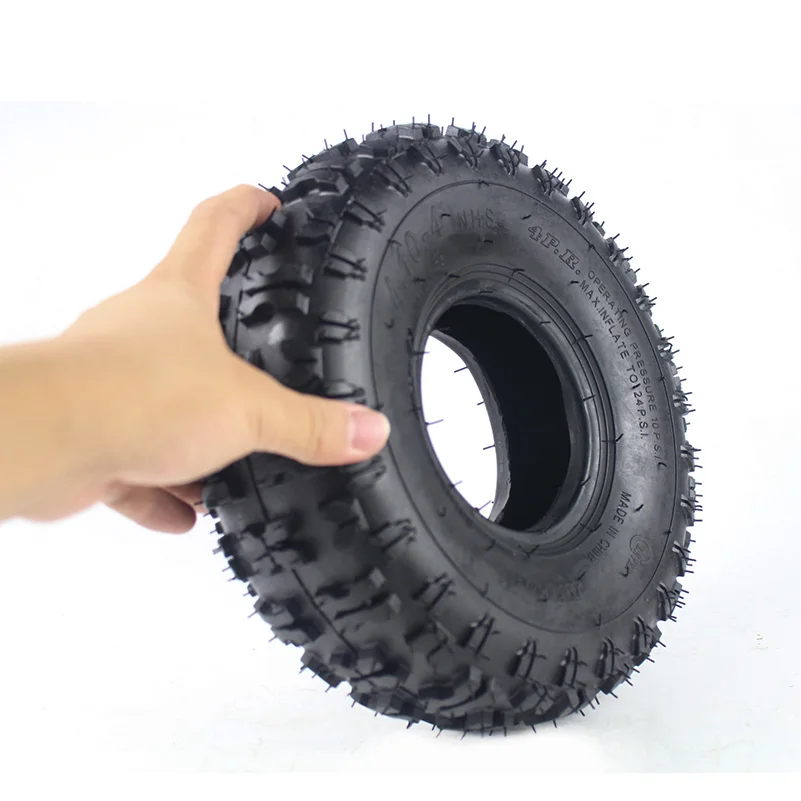 outer tyre Высокая производительность 4,10-4 410-4 ATV Quad Go Kart 47cc 49cc массивный 4,10-4 камера шины - Цвет: outer tyre