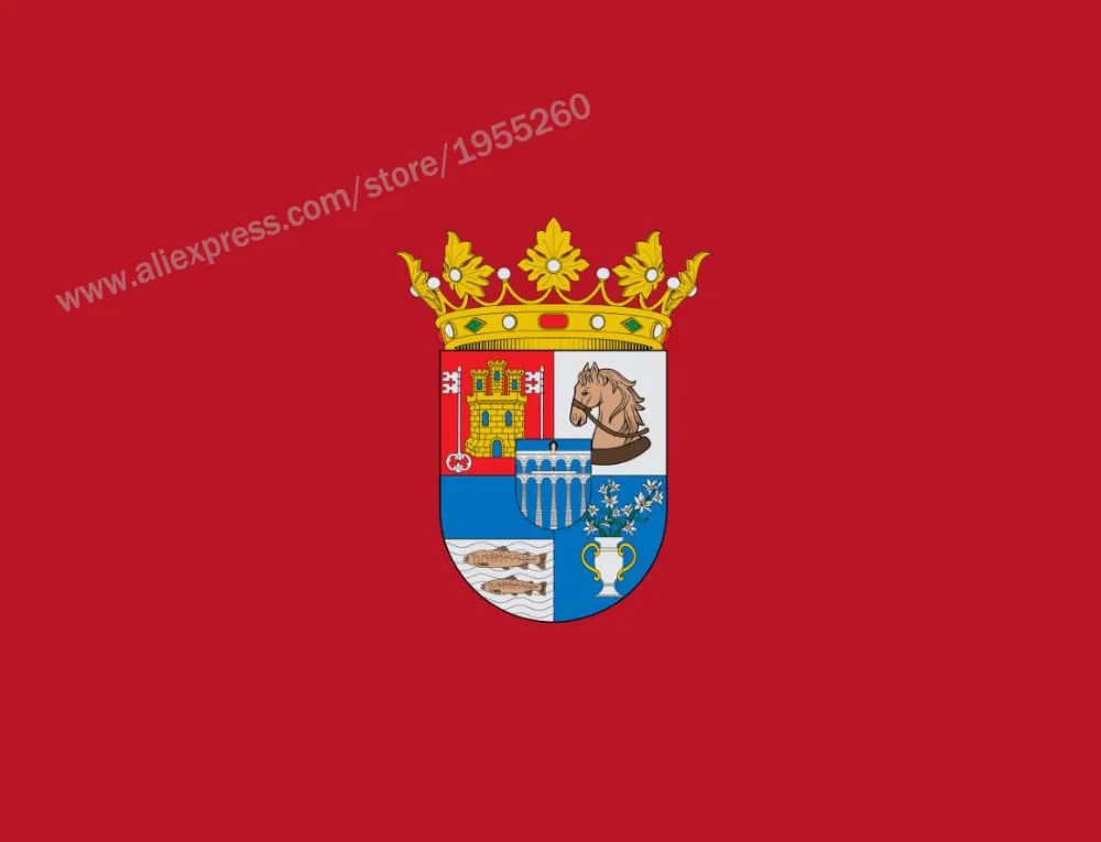 

Flag of Segovia 3 x 5 FT 90 x 150 cm Spain Provincial Flags Banners
