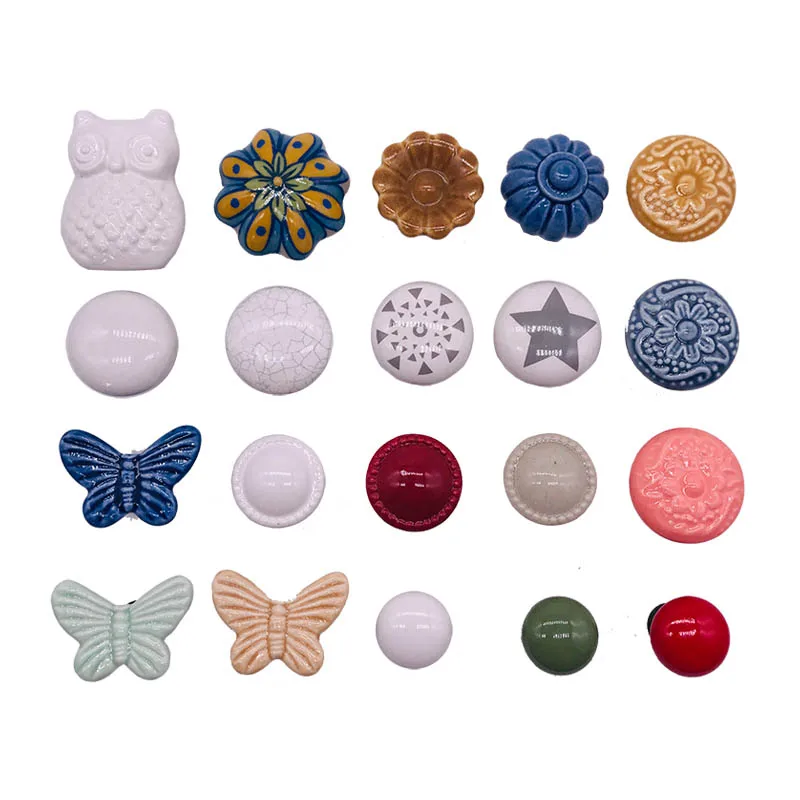 1 шт. Керамика с цветочным узором и изображением героев мультфильмов комод ящик