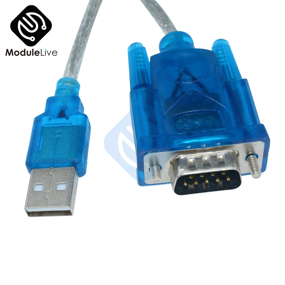 Кабель адаптер CH340 с USB на RS232 COM порт Серийный 9 Pin DB9 Поддержка Windows 7 для ПК PDA GPS