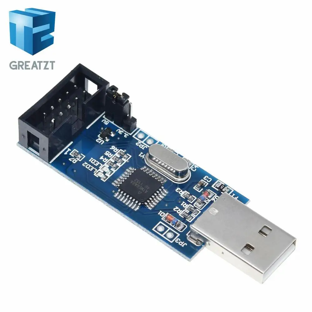 1LOT New USBASP USBISP AVR Programmer USB ISP ASP ATMEGA8 ATMEGA128 Support Win7 64K|avr programmer|usb ispisp programmer |