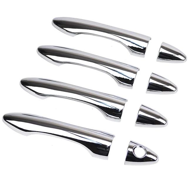 8 шт./компл. ABS Хромированная накладка на дверную ручку наклейка для Hyundai Tucson IX 35 Ix35