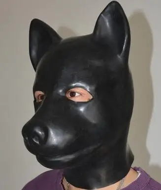 Латексная Фетиш-маска (LH4) из натурального латекса на всю голову с изображением