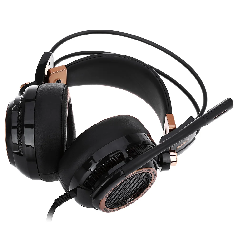 Somic G941 обновленные активные наушники с шумоподавлением 7,1 виртуальное объемное звучание USB игровая гарнитура с микрофоном Вибрирующая функция