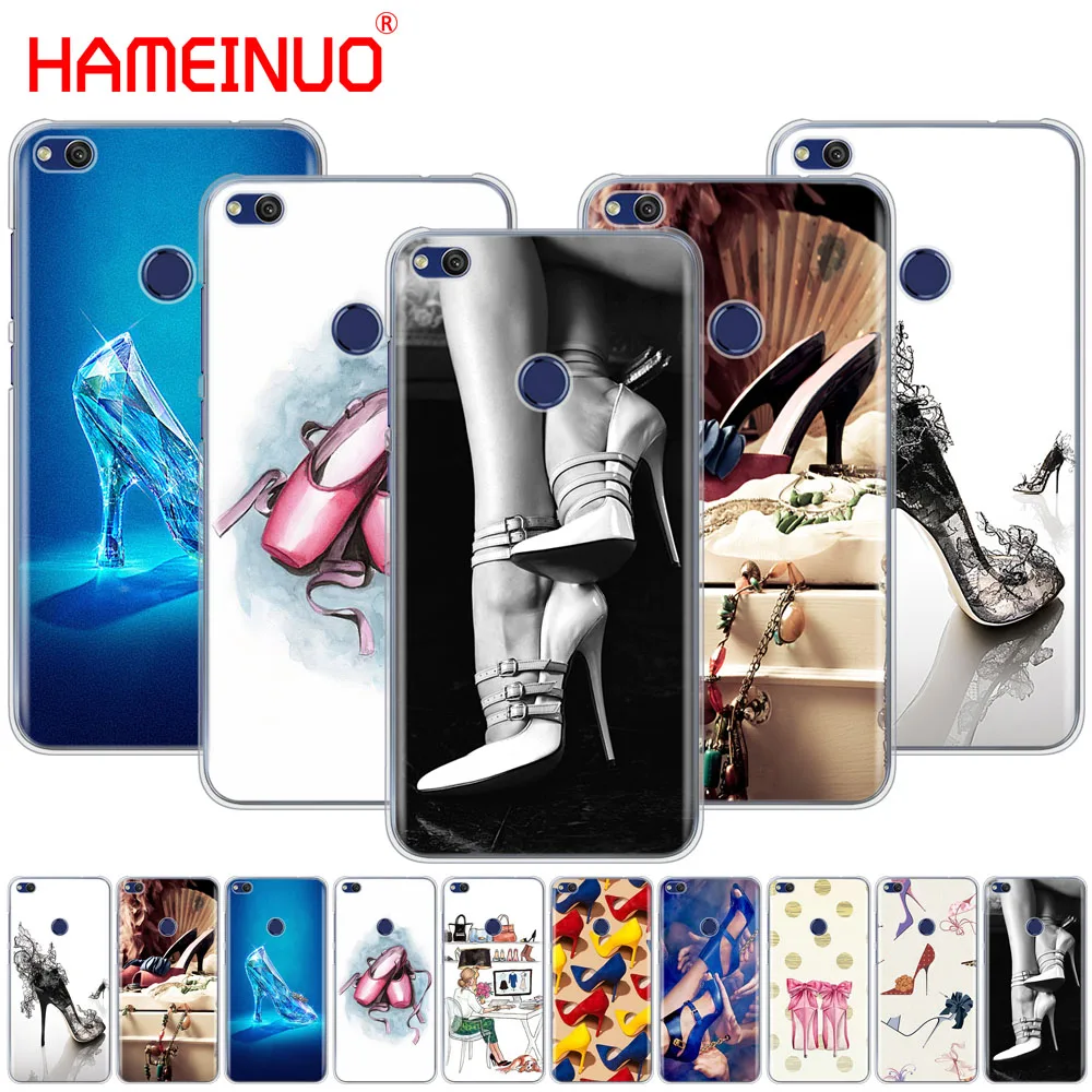 Чехол HAMEINUO на высоком каблуке с балериной чехол для телефона huawei Ascend P7 P8 P9 P10 P20 lite