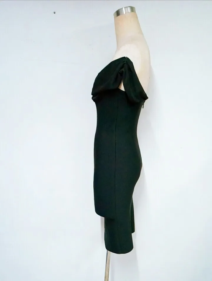 

Vestido Summer Dress Off the Shoulder Sexy Black Bandage Dress Women Elegant Designer Party Dress