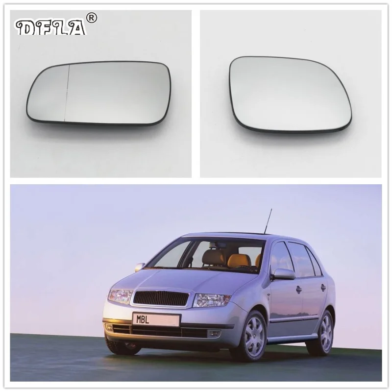 Для Skoda Fabia MK1 2000 2001 2002 2003 2004 2005 2006 2007 2008 Авто-Стайлинг зеркало Стекло с подогревом