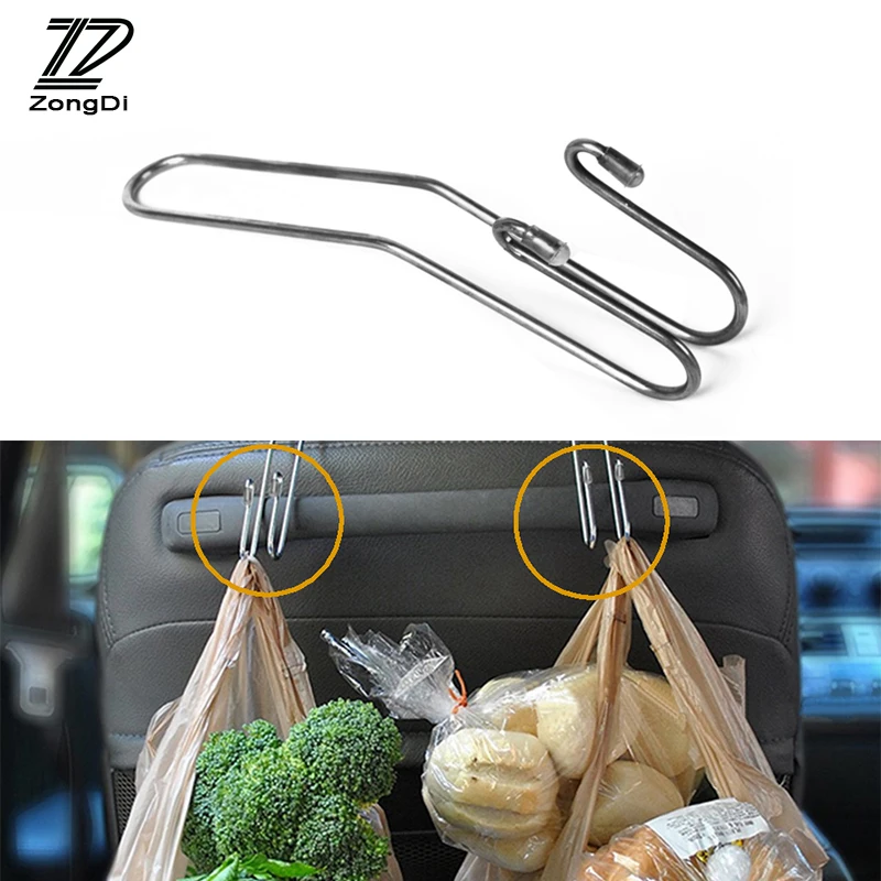 ZD Автомобильный многофункциональный металлический крючок для автомобильного