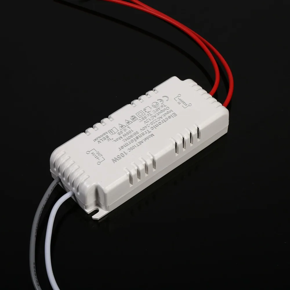 105 Вт электронный трансформатор с регулируемой яркостью 220V 12V светодиодный