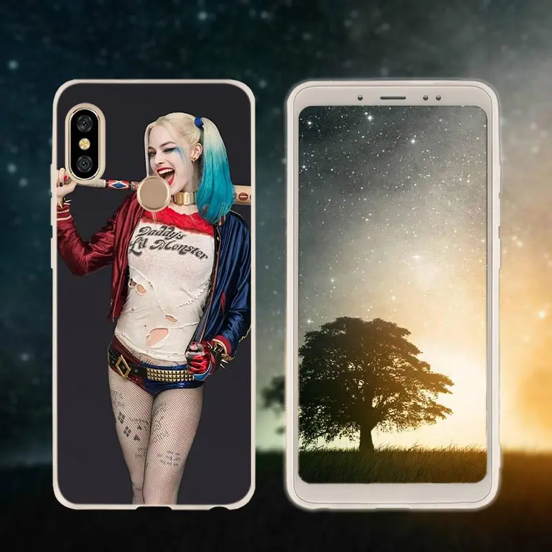 Silicone 8 Etui чехол для телефона для Xiaomi redmi Примечание 8 iPhone 7 6 plus 5 iPad Pro redmi 7 8 6pro 6a s2 5a 4a 4x y3 5plus 7A "," Харли Квинн "Джокер", с принтами "отряд самоубийц"," - Цвет: Silicone 8