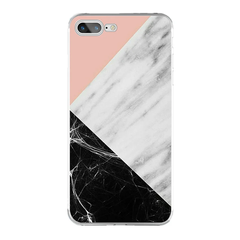 Новый геометрический мраморный камень окрашенный чехол для телефона iphone 6 S 7 8 X