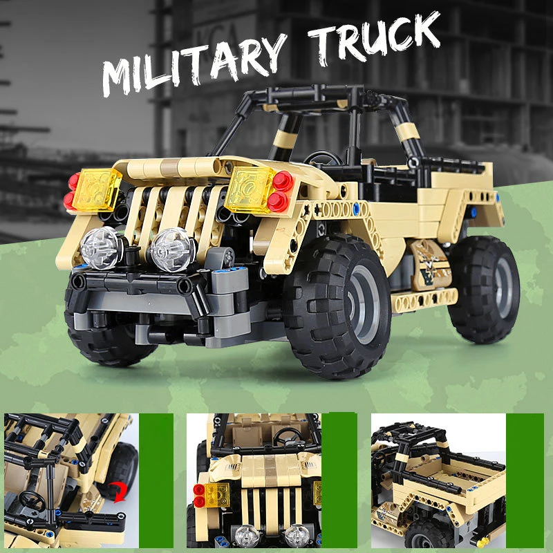 Nashan Motors Drive Rechargeable RC Car Bricks Technic Building Blocks Remote Control Boys Educational Toys For Children | Игрушки и