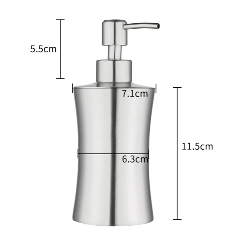 FRAP liquid soap dispensers bathroom stainless steel color emulsion bottle 400ml accessories pump foam tubes | Обустройство дома