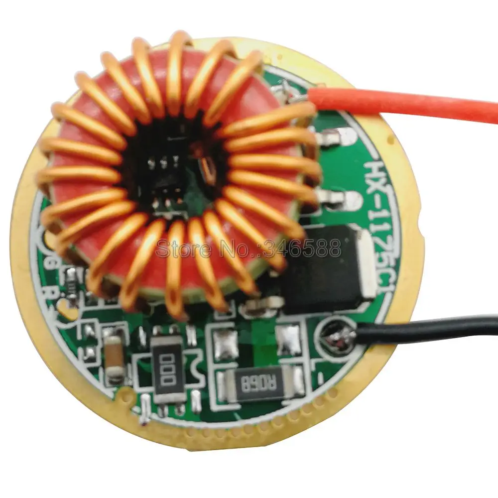 Светодиодный драйвер Cree XLamp XHP70 6 в 32 мм яркий вход 4000 мА выход 5 режимов для MTG