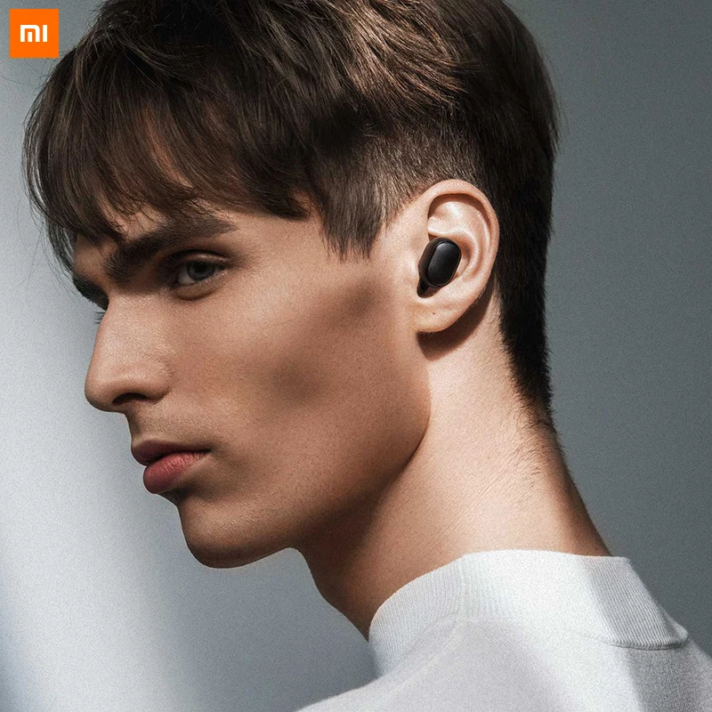 Xiaomi Redmi Airdots Wireless earphone Voice control Bluetooth 5.0 Noise reduction Tap Control With Mic Handsfree Original 100% |