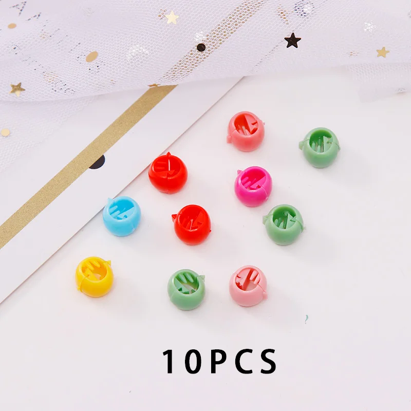 10pcs random Новые цветные маленькие заколки для волос с орнаментом для женщин и девочек, заколки для волос, красивые стильные заколки для волос, набор аксессуаров для волос с конским хвостом - Цвет: 10pcs random