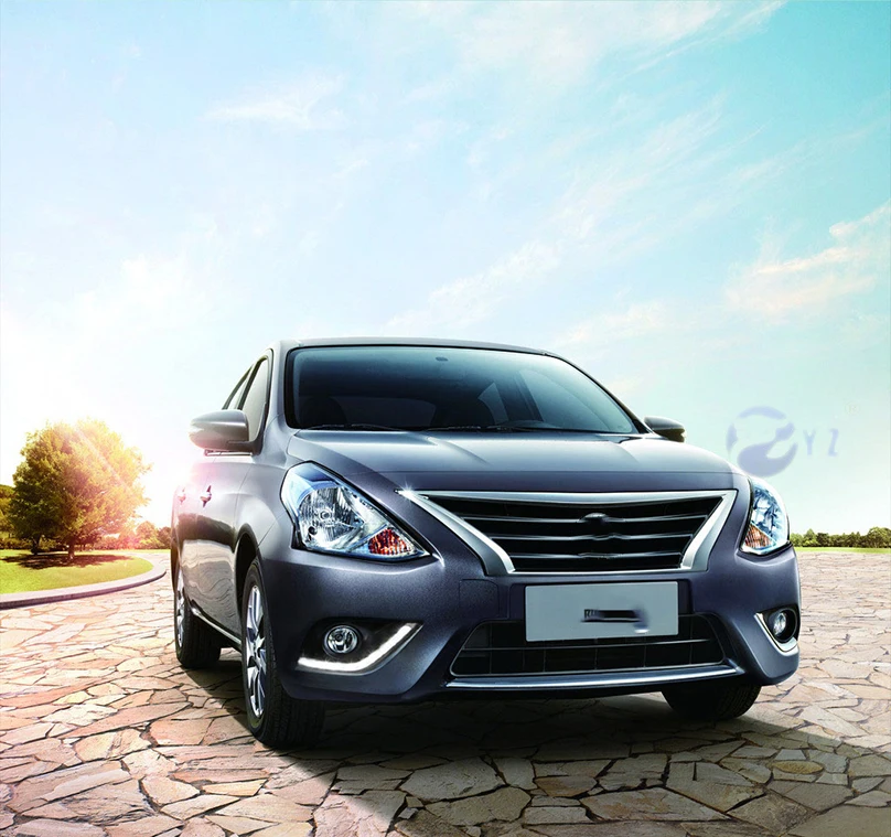 Дневные ходовые огни DRL для Nissan Versa Almera латио Sunny 2014 2015 2016 2017 2018 противотуманные