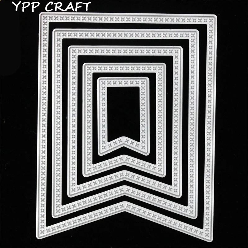 YPP ремесло металлические рамы набор углов режущие штампы трафареты для DIY