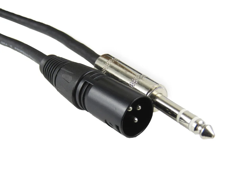 STARAUDIO 6 шт. 25 футов (7 5 м) XLR 3 контактный штекер 1/4 &quotстерео разъем экранированный