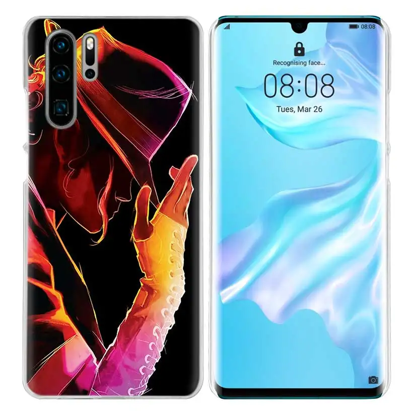 04 Майкл М. Джексон, танец чехол для huawei P20 P30 P Smart Nova 4 3i P10 P9 P8 Коврики 10 20 lite мини-видеокамера-регистратор с креплением к жесткий чехол для телефона pc - Цвет: 04
