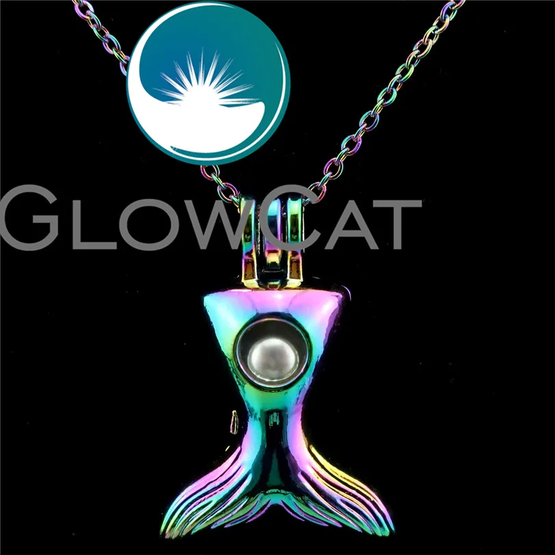 GLOWCAT C700 радужные бусины русалки хвост клетка диффузор эфирного масла