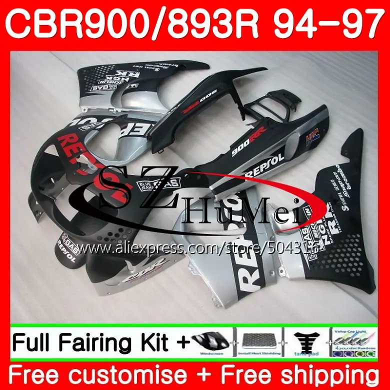 

Корпус для HONDA CBR 893RR CBR900RR CBR893RR плоский репсол 94 95 96 97 115SH14 CBR 893 CBR900 CBR893 RR 1994 1995 1996 1997 обтекатель