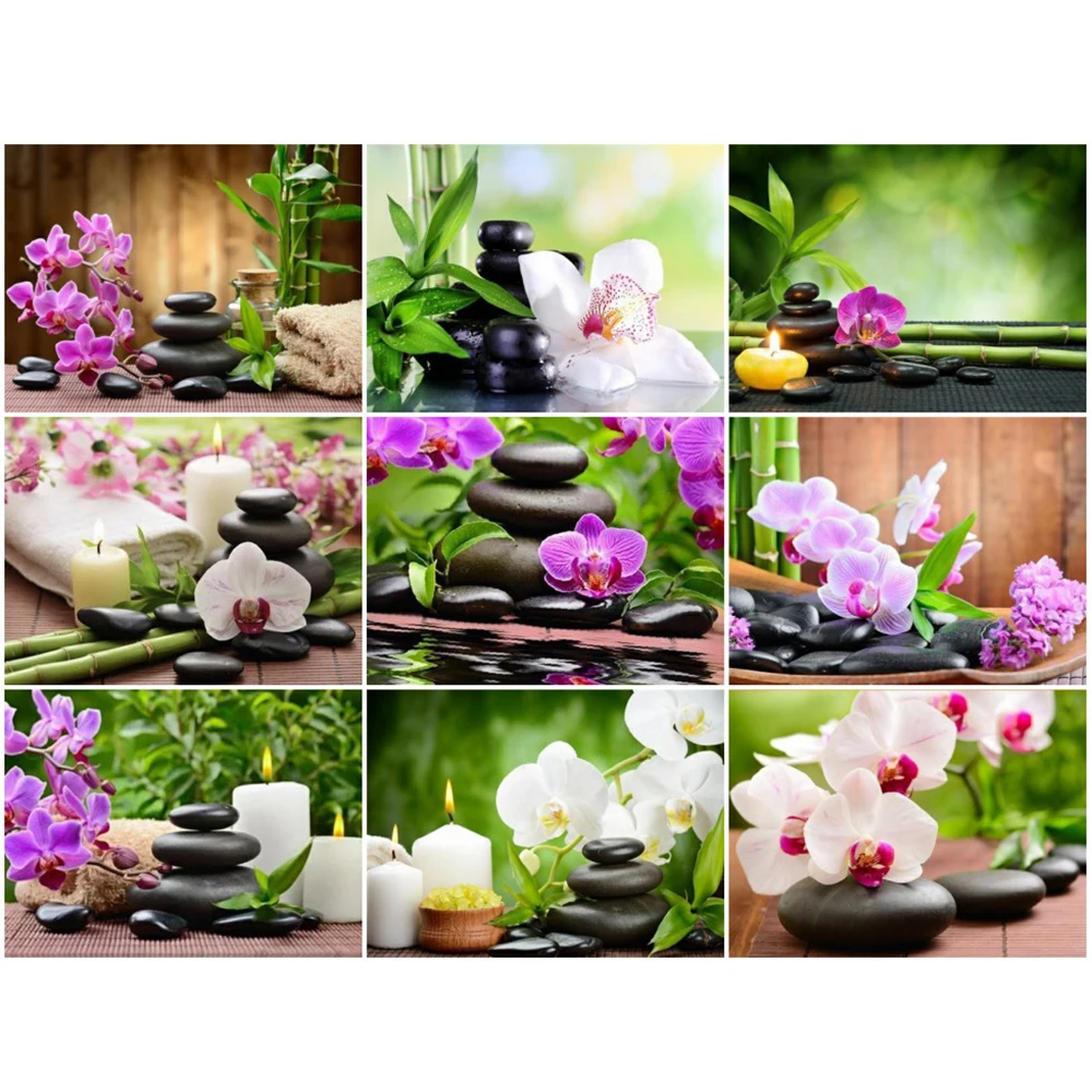 Алмазная картина цветок фотографии страз полностью квадратная вышивка Zen