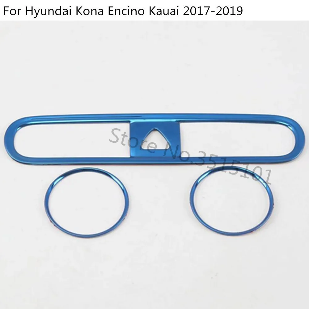 

Car Trim Front Left Right Middle Air Conditioning Outlet Vent Cover Hoods 3pcs For Hyundai Kona Encino Kauai 2017 2018 2019 2020