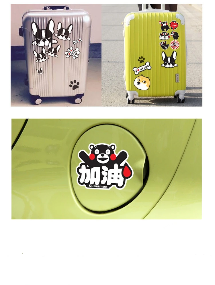 Автомобильные чехлы мультфильм Хаски Автомобильная наклейка и смешная