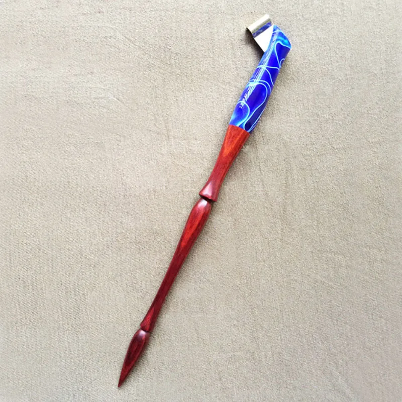 

High Quality Handmade Rose Wood Blue Magic Oblique Calligraphy Nib Dip Pen Copperplate Script Dip Pen Holder
