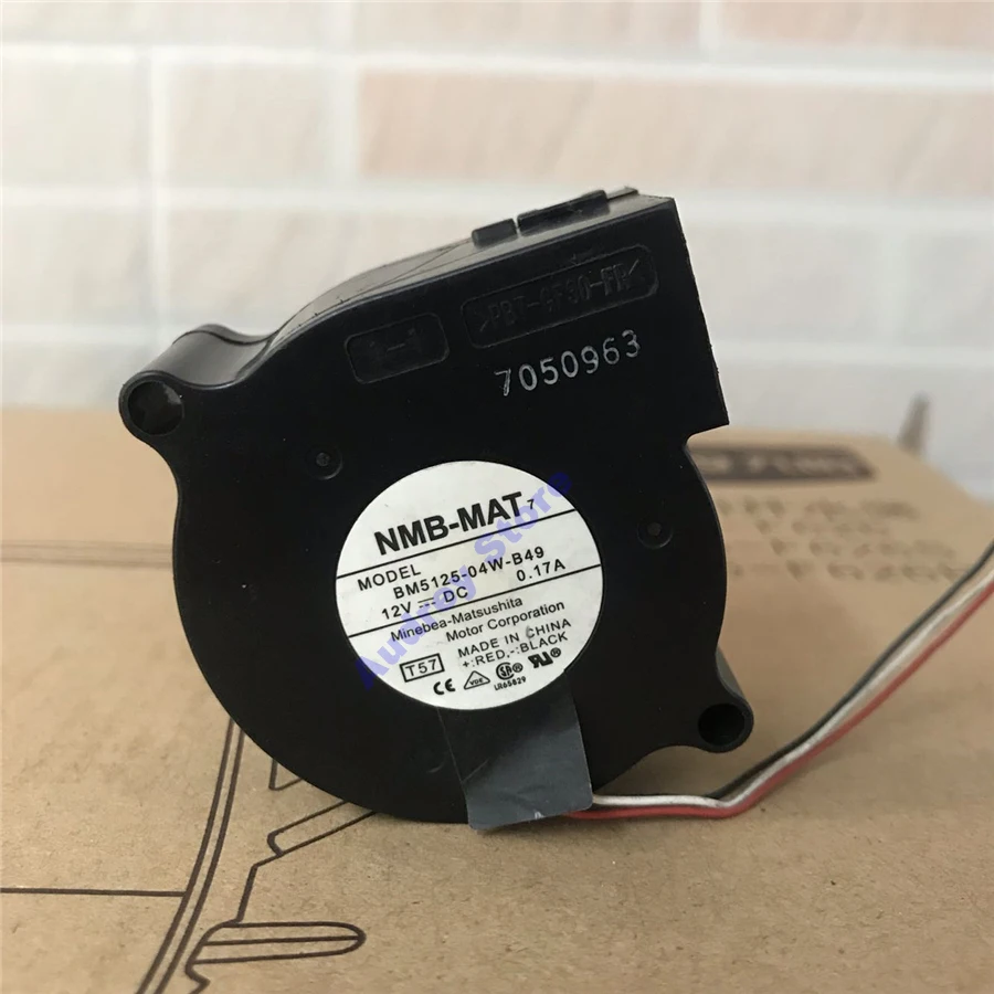 NMB BM5125-04W-B49 DC12V 0.17A 5 см 5025 бесшумный центробежный вентилятор проектор многоцелевой