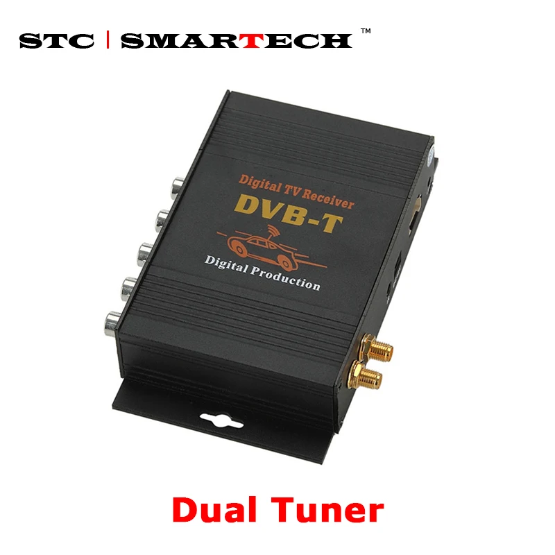 SMARTECH DVBT двойной тюнер цифровой ТВ приемник внешняя коробка мобильный для