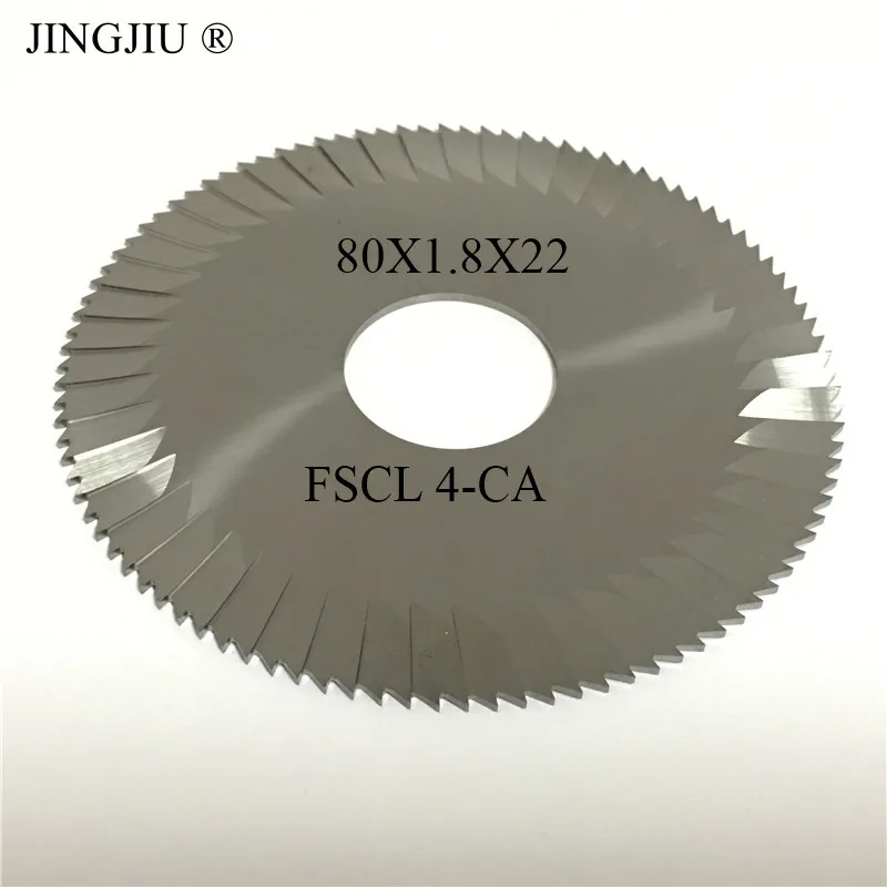 Боковая фреза(80x1,8x22) FSCL 4-CA в карбиде для SILCA LANCER, SILCA LANCER PLUS, SILCA AY100/C, SILCA REKORD Key Machine
