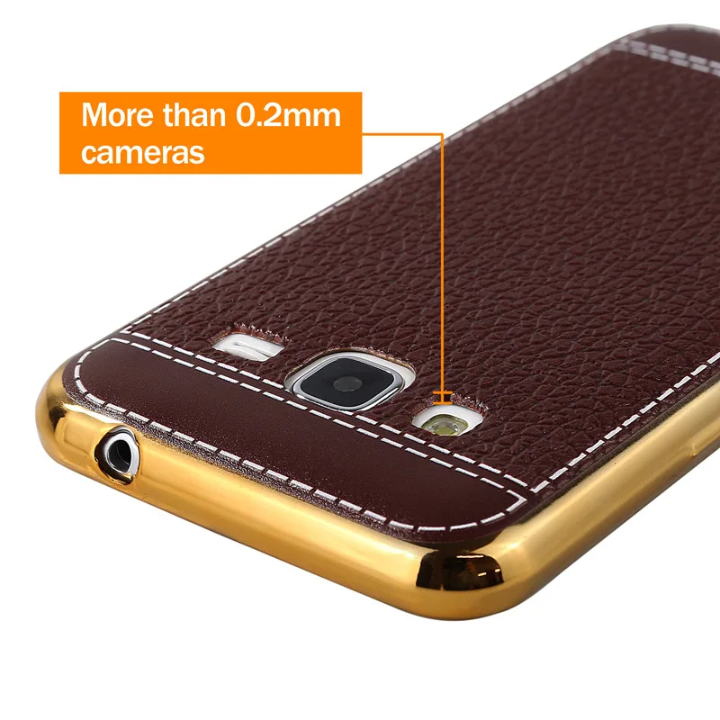 Чехол J3 для samsung Galaxy 6 2016 J300F J320F Мягкая силиконовая Роскошная оправа с покрытием и